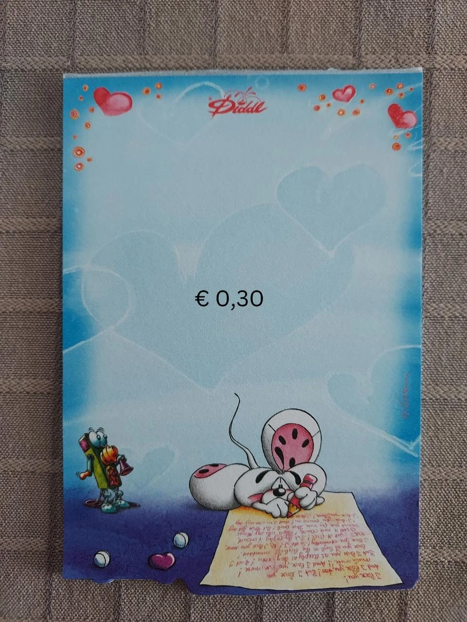 * Diddl relief blaadje 70 *
